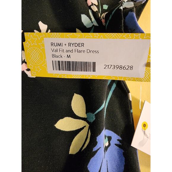 Rumi & RyderVal Fit & Flare Dress Size 8-10‎ Floral NWT - Picture 4 of 5